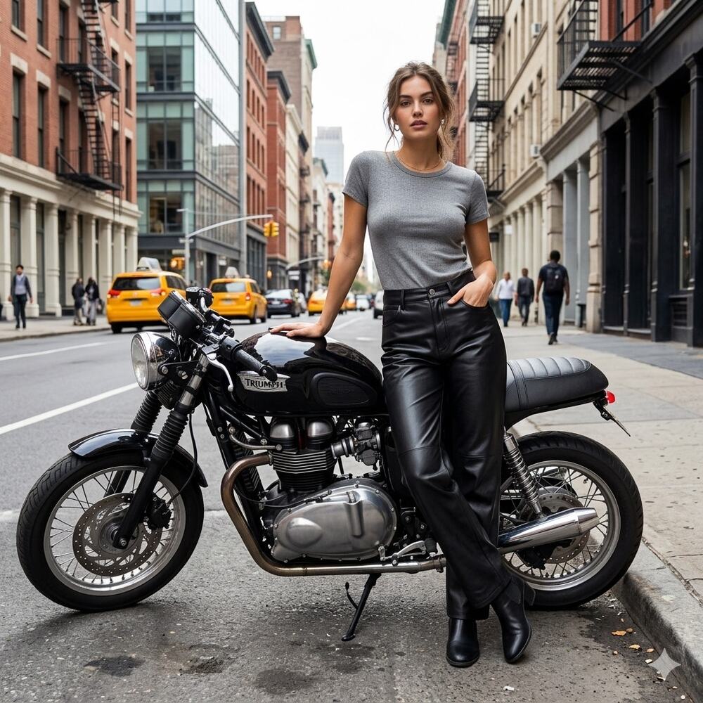BlankNyc The Baxter Style High-Rise Wide Leg Black Faux Leather Pants Size 28